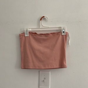 pink tube top